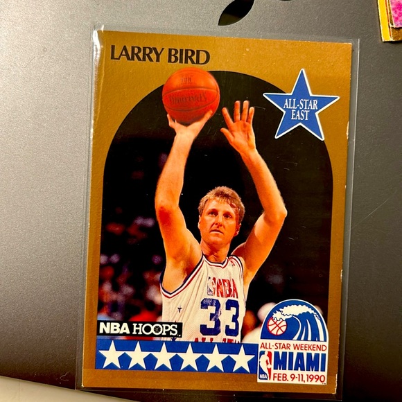 Larry Bird 1990 Hoops All Star #2 - Picture 1 of 2